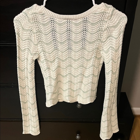 Pink Rose Ivory Textured Knit Top - Picture 3 of 4